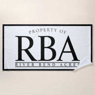 Toalha PERSONALIZADA do nome de família de TOALHA