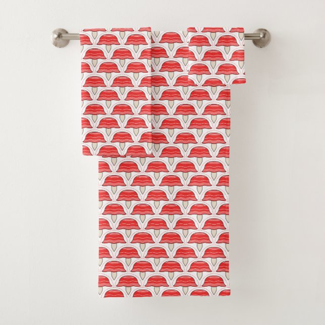 Toalha Red Mushroom perfeita para presentes (Insitu)