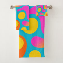 Toalha Retro Abstrata Funky Splash – Boogie