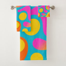 Toalha Retro Abstrata Funky Splash – Boogie