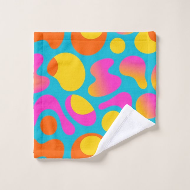 Toalha Retro Abstrata Funky Splash – Boogie (Pano de lavar)