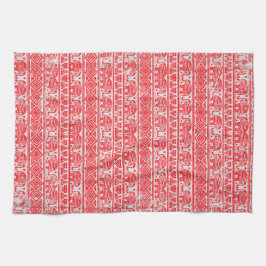 Toalha Teste padrão étnico do elefante de Boho