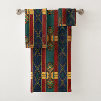 Toalha Única de Padrão Afrocêntrico