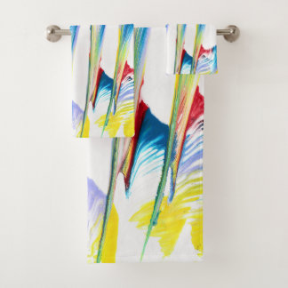 Toalhas Abstratas de Acrílico Bonito para Levar Ju