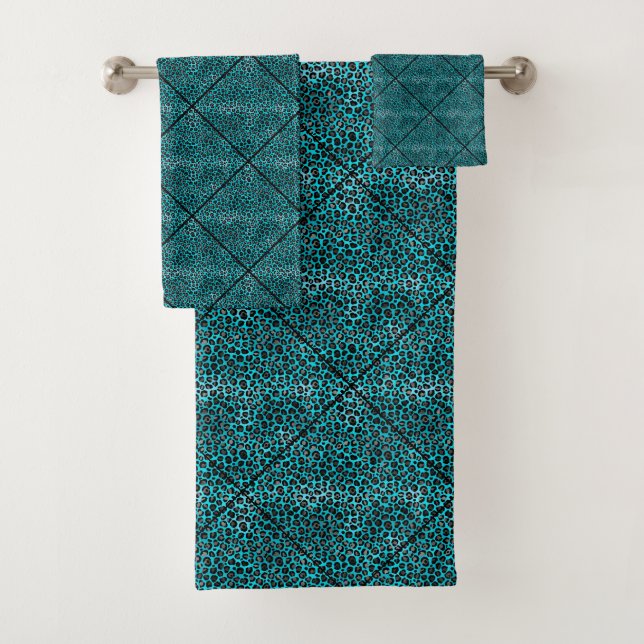 TOALHAS APERFEIÇOAMENTO DO CONJUNTO DE TOWEL PRETO DE AQUA (Insitu)