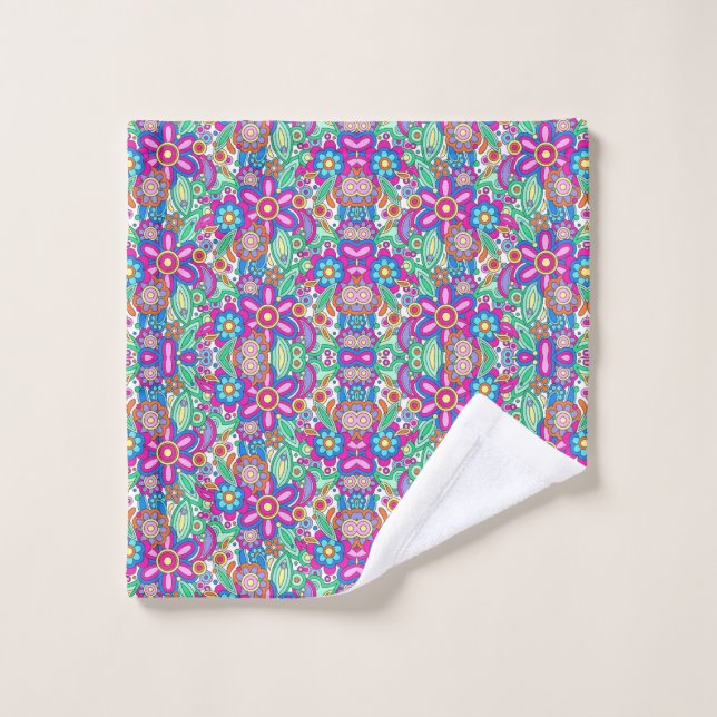 Toalhas coloridas com estampas (Pano de lavar)
