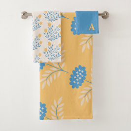 Toalhas com Flores Monogramadas