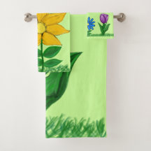 Conjunto bonito de Bandas Florais Púrpuras Azuis A