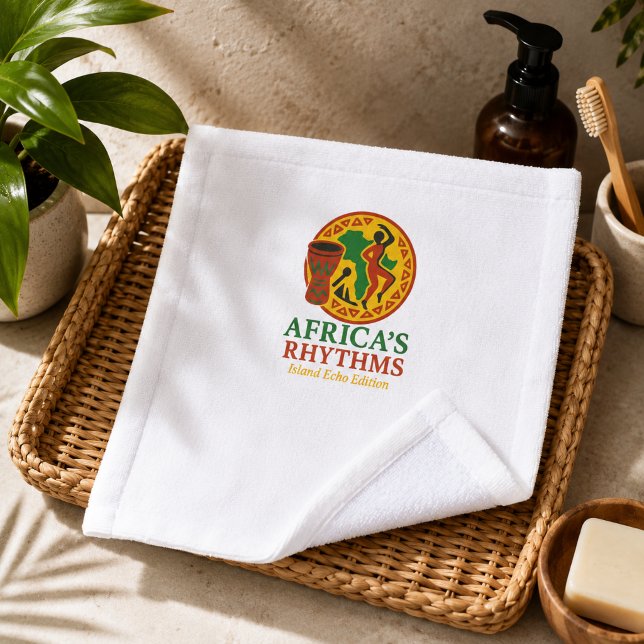Toalhas Conjunto de 2 Impressões de Banheiro African Rhyth (Criador carregado)