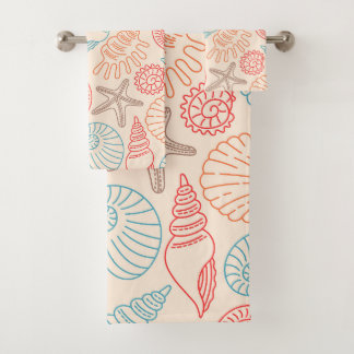 Toalhas Conjunto de conchas