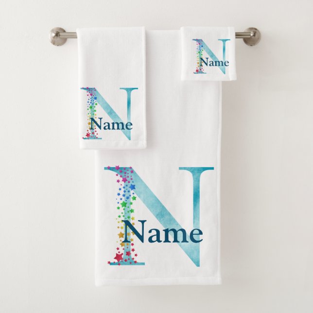 Toalhas Conjunto de Presentes de Banho com Monograma Inici (Insitu)