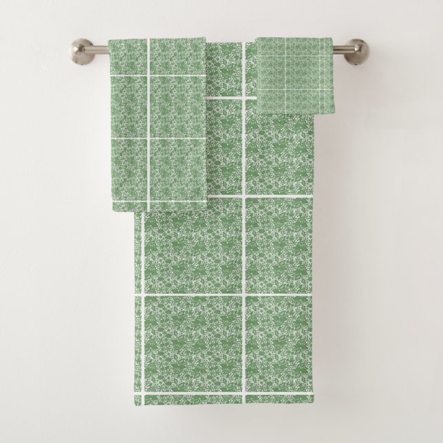 TOALHAS CONJUNTO DE TORNEIAS DE HAMPTON BRANCO DA IMPRESSÃ (Insitu)