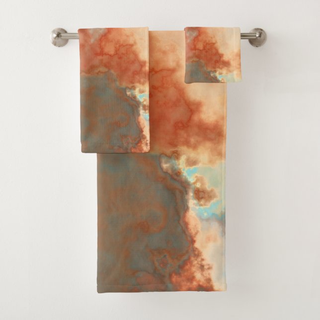 Toalhas Conjunto de tornozelos e Abstrato de banheiras par (Insitu)