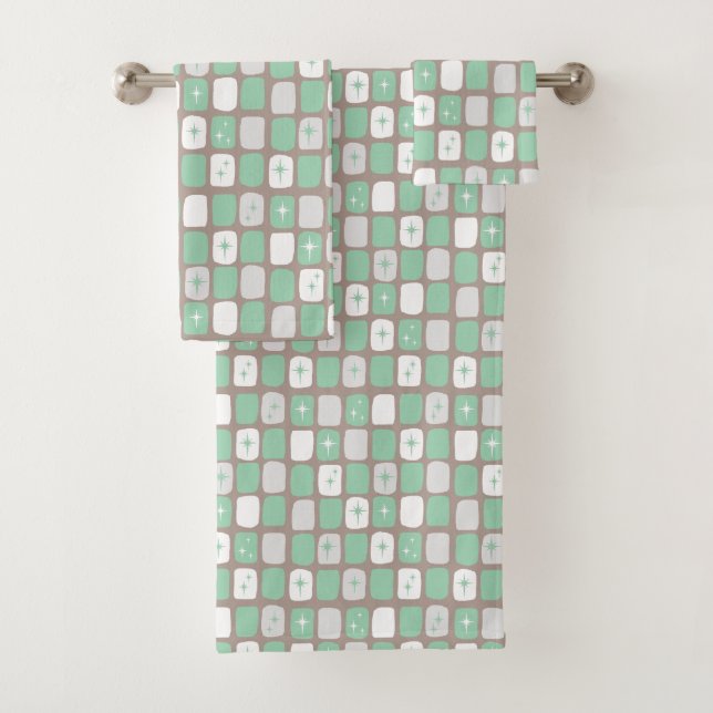 Toalhas Conjunto de Torres de Jade e Starbursts Brancos (Insitu)