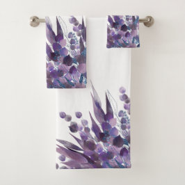 TOALHAS CONJUNTO DE TOWEL DE BANHEIRA EUCALIPTO BRANCO PUR