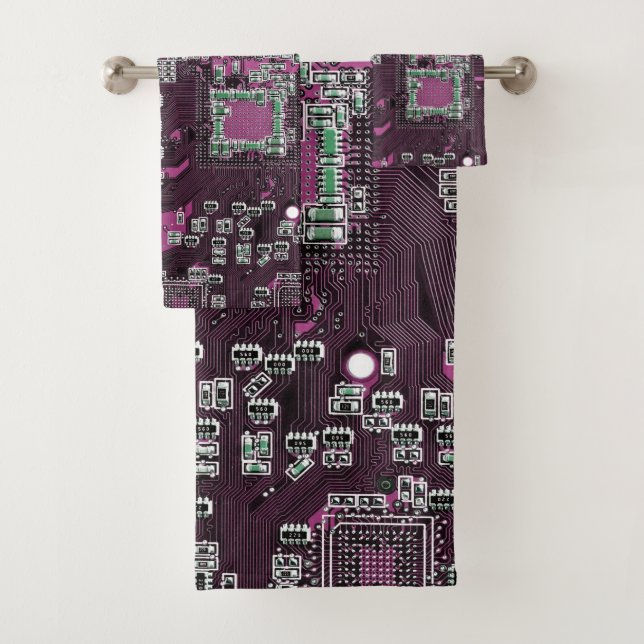 Toalhas Conselho de Circuito Púrpura PCB Circuito Conjunto (Insitu)