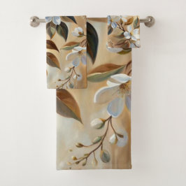 Toalhas de Banho Branco Beige