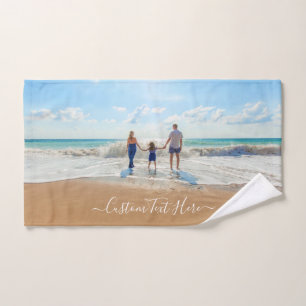 Toalhas de Banho com Fotos da Família Personalizad