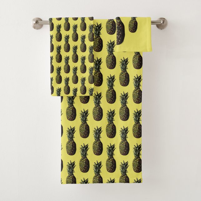 Toalhas De Banho De Abacaxi, Lava-Lhes (Insitu)