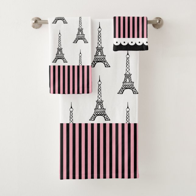 Toalhas de Banho do Torre Eiffel de Paris Lindas P (Insitu)