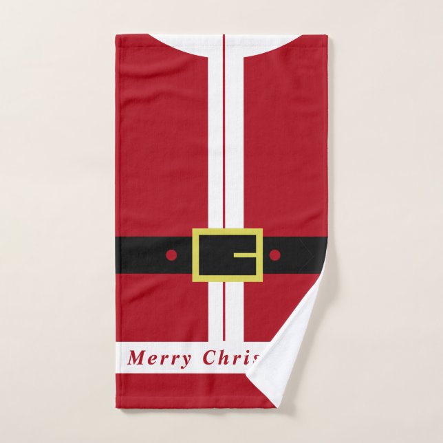 Toalhas de Banho Papai Noel (Toalha de mão)