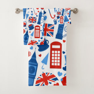 toalhas de banho Símbolos de Londres