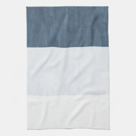 Toalhas De Mão Azul branco do oceano aquático de praia