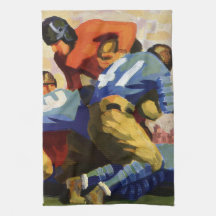 Esportes de Vintage, Jogadores de Futebol em um Jo