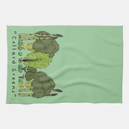 Toalhas De Mão Verdes formais do Collard