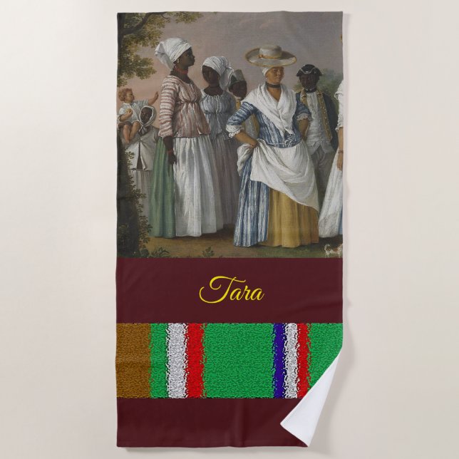 Toalhas de praia africanas (Frente)