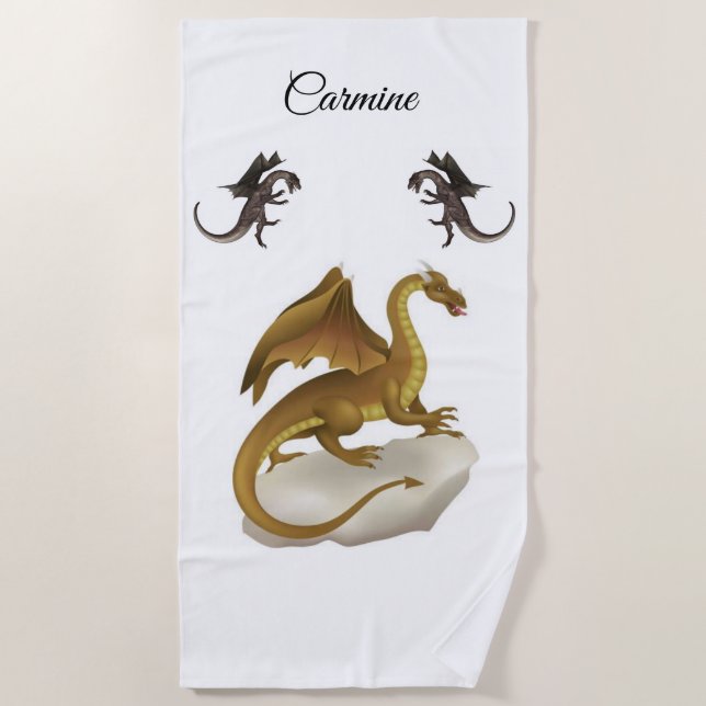 Toalhas de praia Dinossauro (Frente)