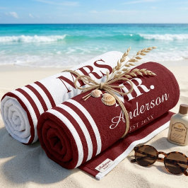 Toalhas de Praia Personalizadas para Casais Sr. &