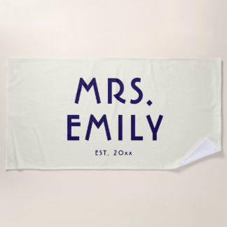 Toalhas de Praia Personalizadas para Casais, Sr e