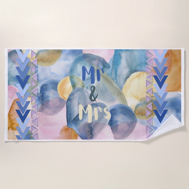 Toalhas de praia personalizáveis (Frente)