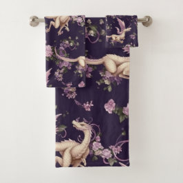 Toalhas Lilac, Rosas e White Dragon