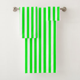 Toalhas Listradas Verdes