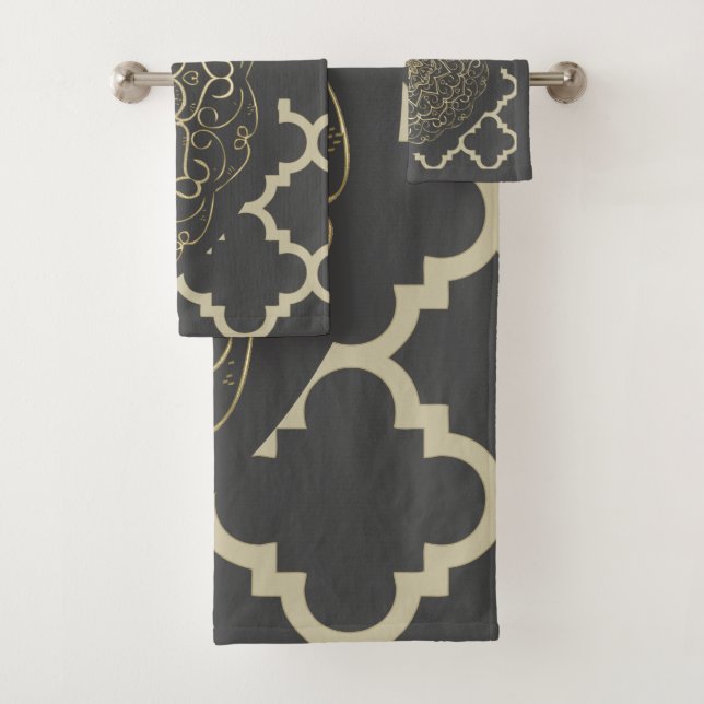 Toalhas Oriental Mandala - Conjunto de Torres de Banho (Insitu)