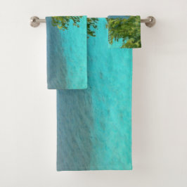 Toalhas Visão do Oceano Bonaire com Conjunto de Bandas de 