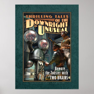 Toaster Com Dois Poster BRAINS (18x24")