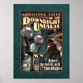 Toaster Com Dois Poster BRAINS (18x24")