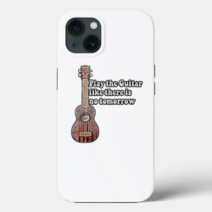 Toca a guitarra como se não houvesse amanhã.