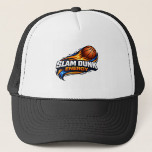 Toca Aqui Boné de Basquete Energia   Laranja Azul 