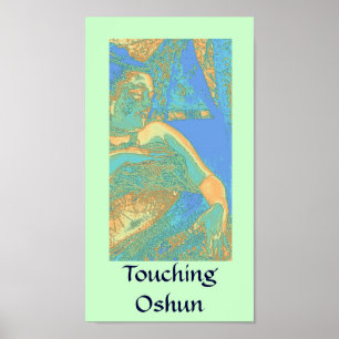 Tocando no impressão do poster de Oshun