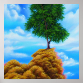 Tocando o Poster das nuvens