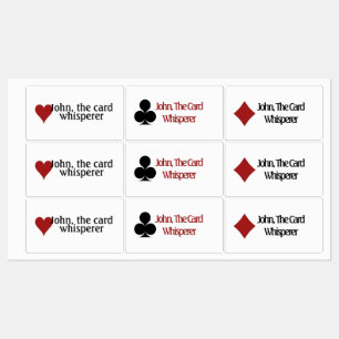 Tocando Símbolos De Cartão, Etiquetas Engraçadas