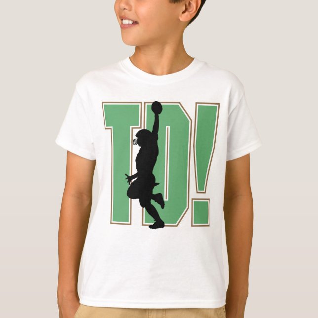 Tocar T-shirt para crianças de futebol (Frente)
