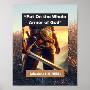 Toda a Armadura de Deus - Papel Poster
