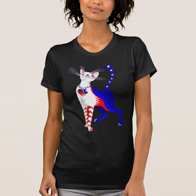 Toda a camisa americana do gato (Frente)