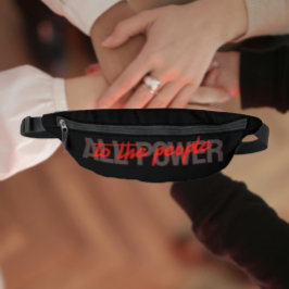 Toda a energia no Pessoas Fanny Pack - Estilo Negr