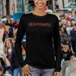 Toda a energia para a camisa de capa longa das Pes
